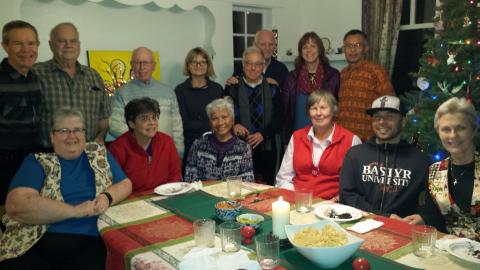 Most attendees at the Dignity/Seattle 2017 Christmas Party