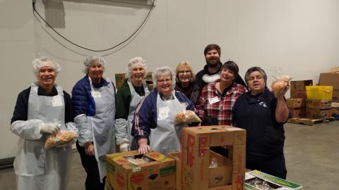 Repacking Peas and Carrots for the Hungry
