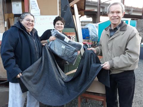 Tent City 5 Blanket Delivery