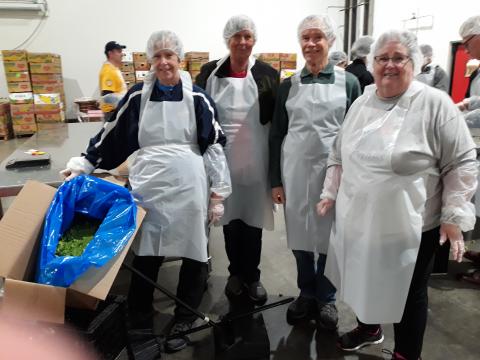 Food Lifeline volunteers on June 6, 2019